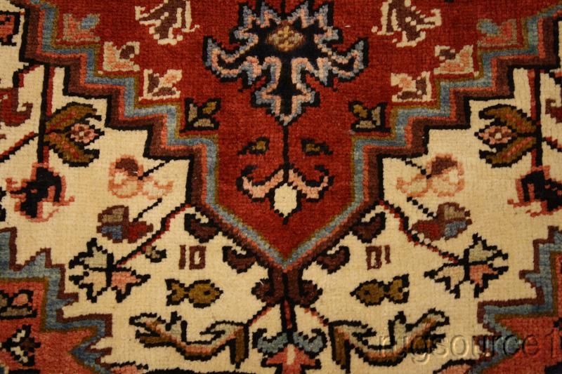 GEOMETRIC 3X5 HERIZ SERAPI PERSIAN ORIENTAL AREA RUG  