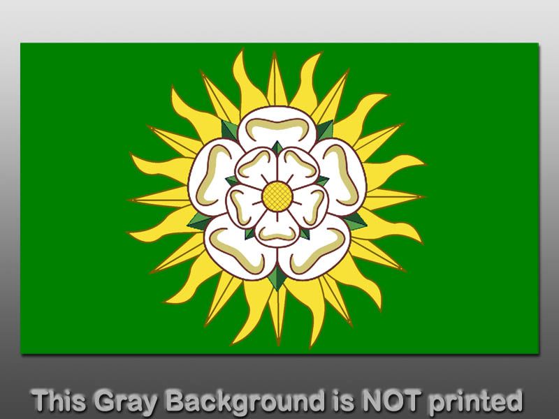 North Yorkshire County Flag Sticker   decal England English uk town 