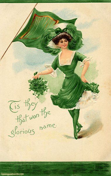 150 antique ST PATRICK DAY postcard images CD vol 2  