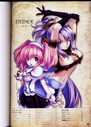 Rare New Record Agarest War 2 Limited visual art book  