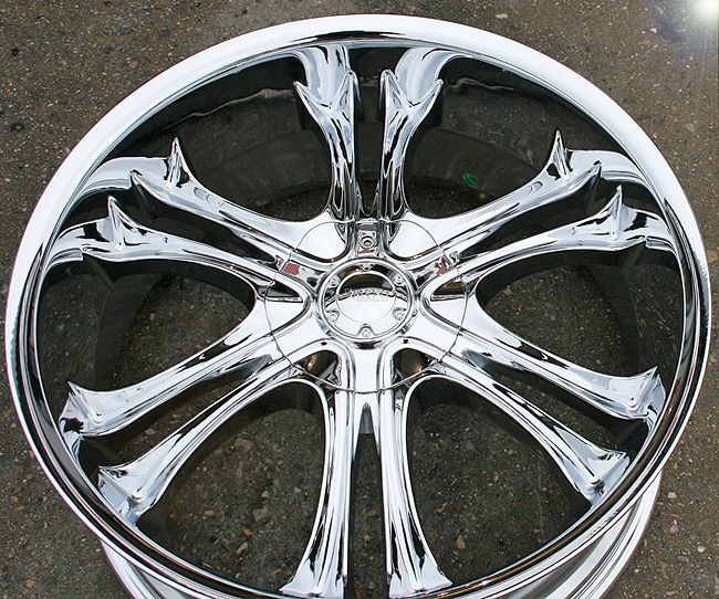 VISCERA 729 20 CHROME RIMS WHEELS TOYOTA 4 RUNNER  