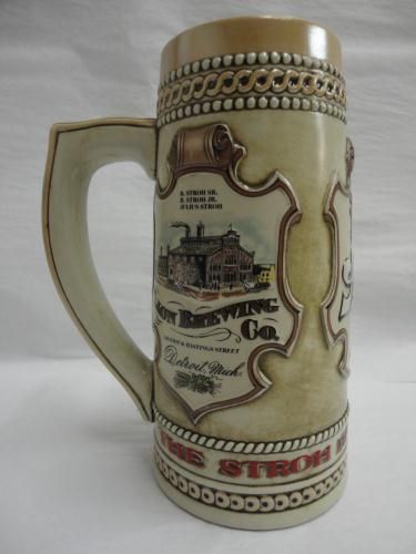 STROH BREWERY LION BREWING CO BEER MUG STEIN   27  