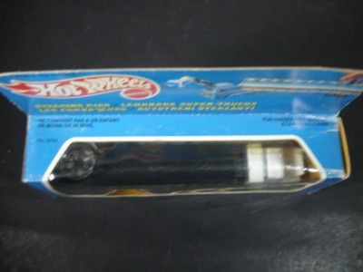 HOT WHEELS STEERING RIGS AMERICAN WHITE GRAIN TRAILER TRUCK MADE 