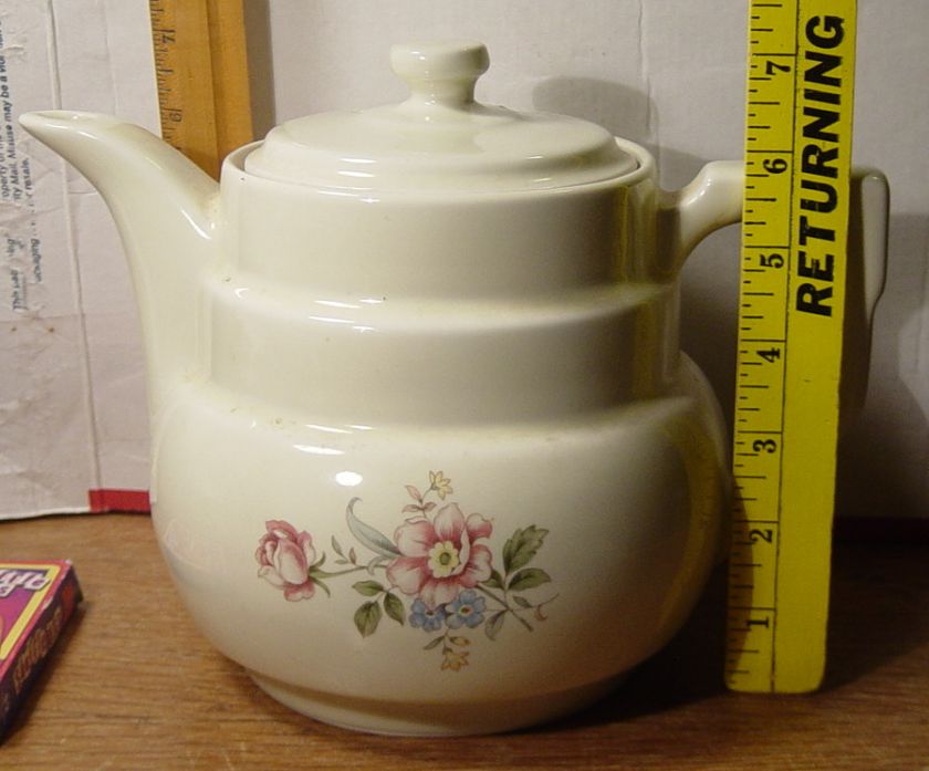 Ceramic Vintage Enterprise Aluminum Co. Drip O Lator Teapot or Coffee 