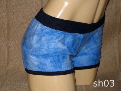 Sexy STAINED Brazilian Beach Shorts in Lively Colors  