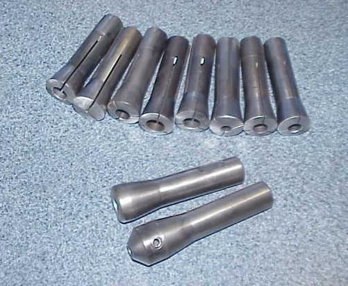 BRIDGEPORT STYLE R8 SPINDLE COLLETS **10 PCS**  