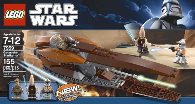 NEW LEGO Star Wars Geonosian Starfighter 7959   N.I.B.  