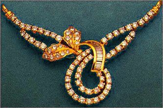 65ct Diamond Mangalsutra (Necklace center Piece )  