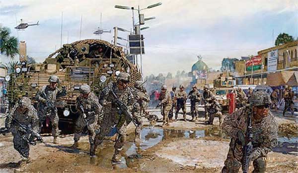 The Last Patrol James Dietz 4th Stryker Brigade Print  