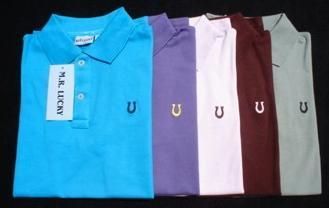   Derby SALE New M.R.LUCKY Mens Polo Golf Shirt NWT   