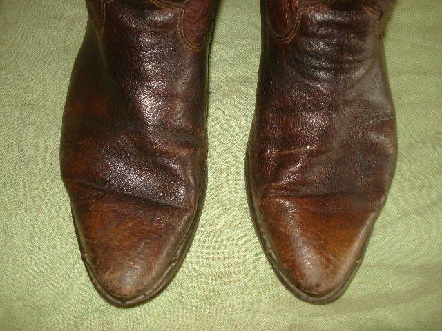 DINGO LADIES VINTAGE COWBOY WESTERN ROPER BOOT SIZE 8 EW  