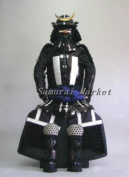 Authentic Japanese Armor Black & Red Nimaido Armor  