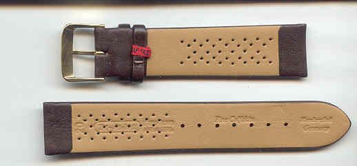 20MM DI MODELL BROWN CALF CLASSIC WATCH BAND  