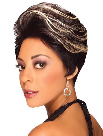 LACE WIG NAOMI ZURY SYNTHETIC SHORT WAVY HAIR  