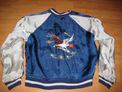 VINTAGE 1950S ATOM BOMB JAPAN SOUVENIR TOUR JACKET  SMALL  NR 