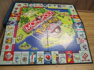 Monopoly Pokemon Parker Bros board only Gotta Catch em  