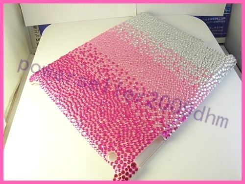 Cute Crystal Hard Case Cover for iPad2 iPad 2 Pink HP02  