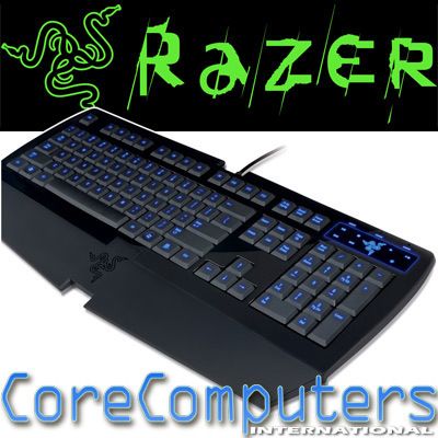 Razer Lycosa Gaming Keyboard Macro USB Blue Backlit FPS  