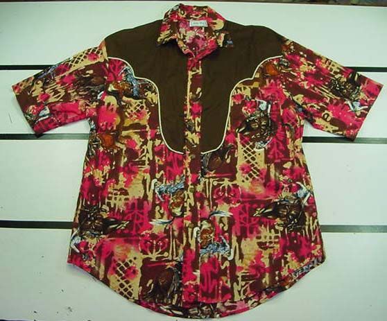 WILDE WEST CAL 45 WESTERN RODEO Snap Button SHIRT Sz Mens XL  