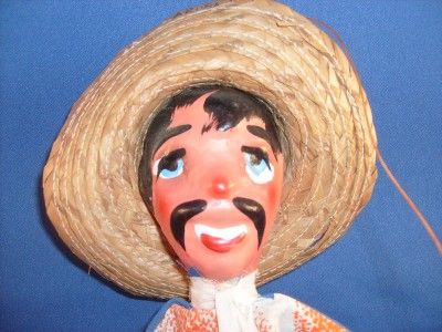 Vintage Mexican Bandido Marionette  