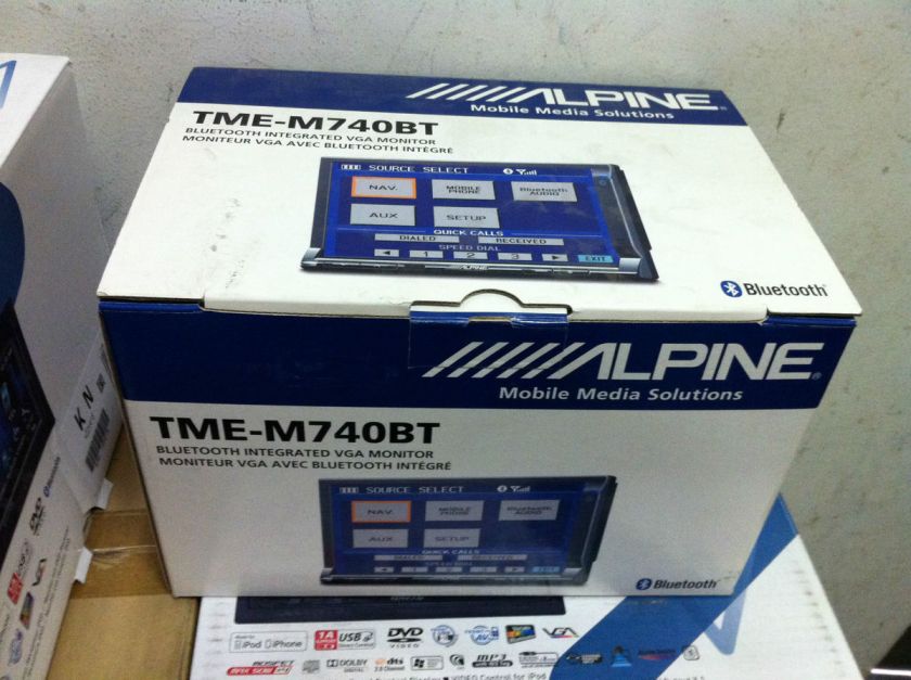ALPINE TME M740BT BRAND NEW   