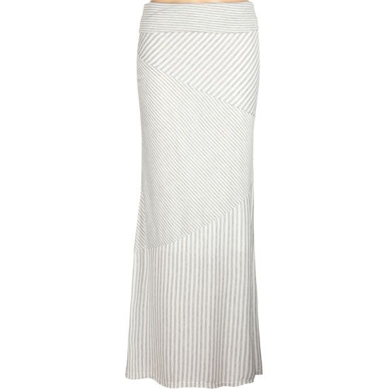 FULL TILT Inset Stripe Maxi Skirt  