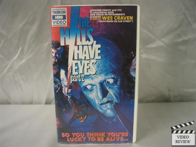 The Hills Have Eyes Part 2 VHS Michael Berryman; Craven  