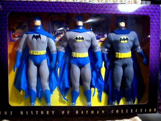 THE HISTORY OF BATMAN COLLECTION FIGURES THRU THE AGES  