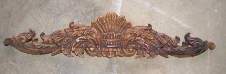 HAND CARVED WOODEN TEAK DOOR FURNITURE PELMET DECOR  