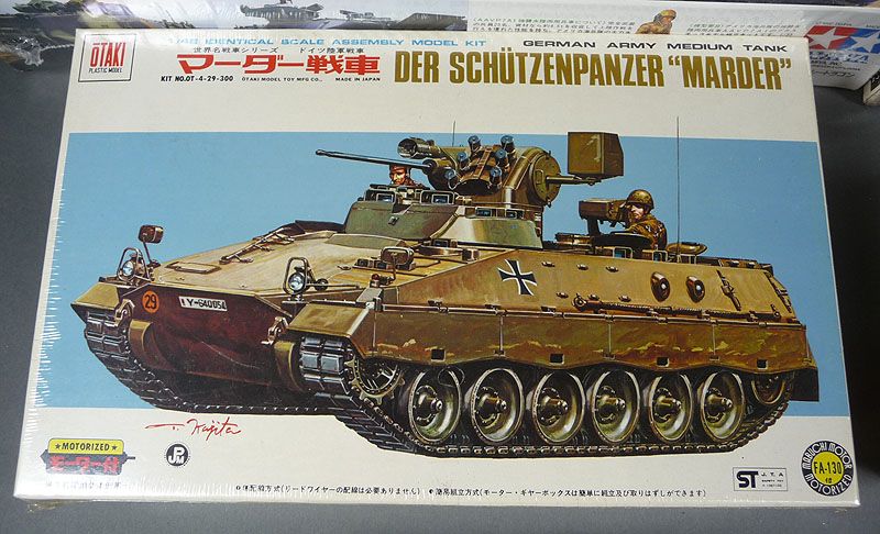 Lot of 6 Tanks M48 LVTP7A1 Marder Leopard Sturmpanzerwagen A7V Tamiya 