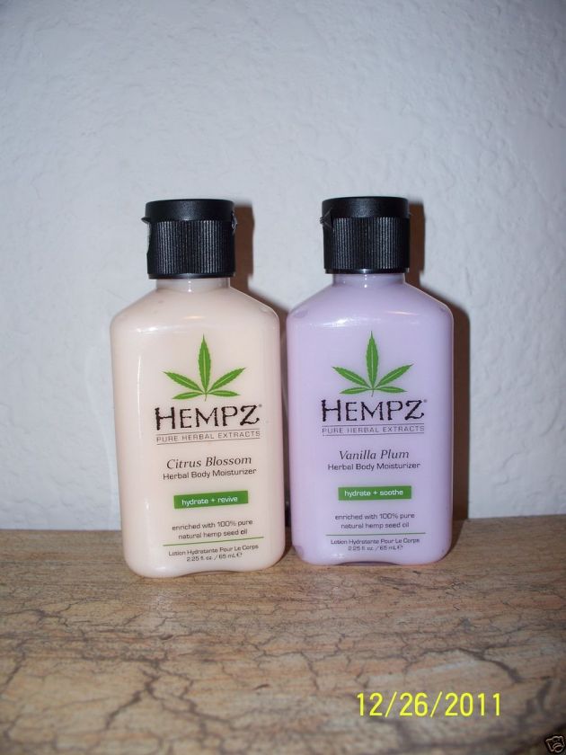   HEMPZ SUPRE TAN VANILLA PLUM & CITRUS BLOSSOM MOISTURIZER TRAVEL SIZE