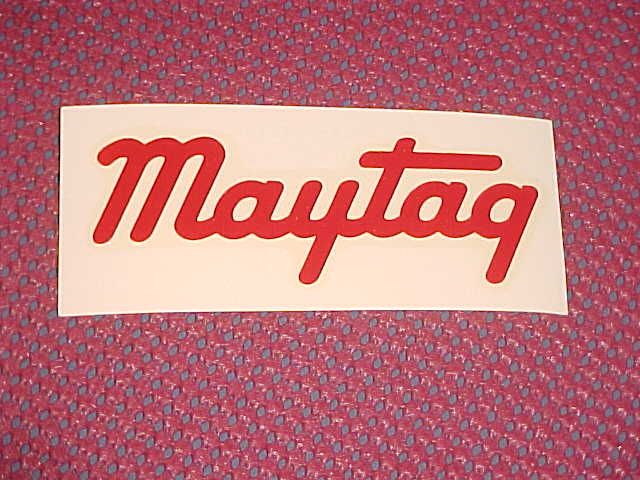 Maytag Decal Gas Engine Wringer Washer Machine Racer  