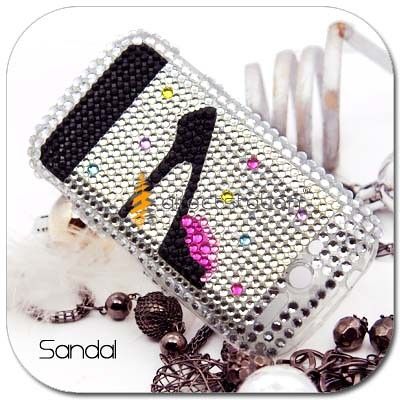 BLING Rhinestone Gem Skin Case HTC Tmobile my Touch 4G  