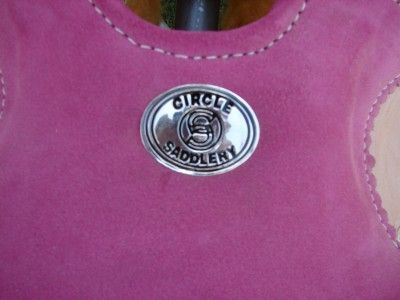 12 Circle S Western Kids Saddle Youth Leather PINK NU  