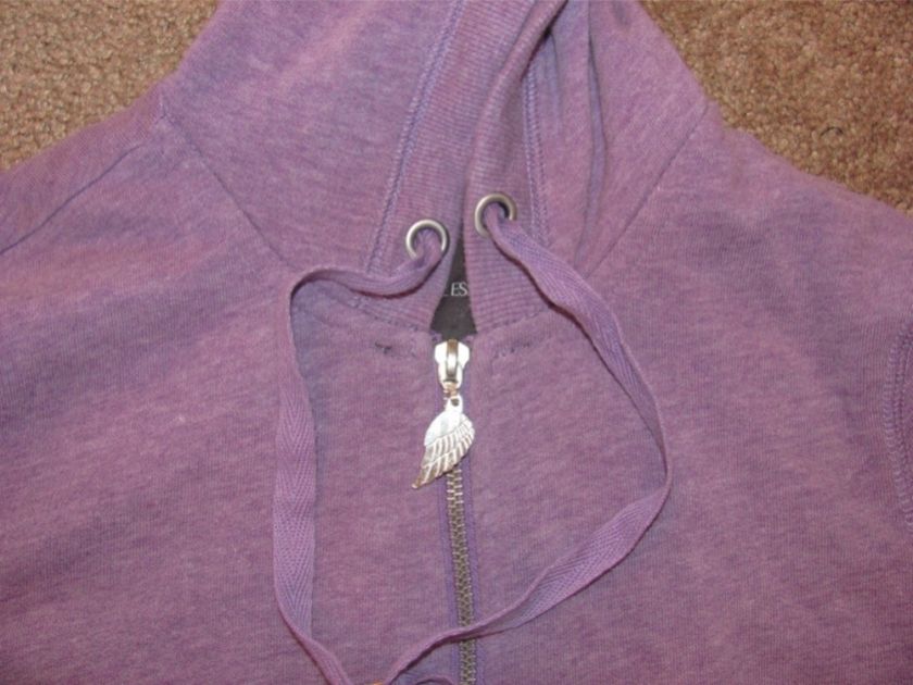   SUPERMODEL ESSENTIALS PURPLE BLING HOODIE & SWEATS PANTS NWT M  