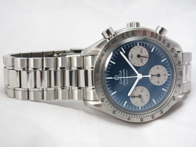 OMEGA SPEEDMASTER AUTOMATIC JAPAN SPECIAL EDITION BLUE MINT BOX PAPER 