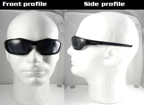 NE SDT MILITARY POLICE POLARIZED MENS BLACK SUNGLASSES  