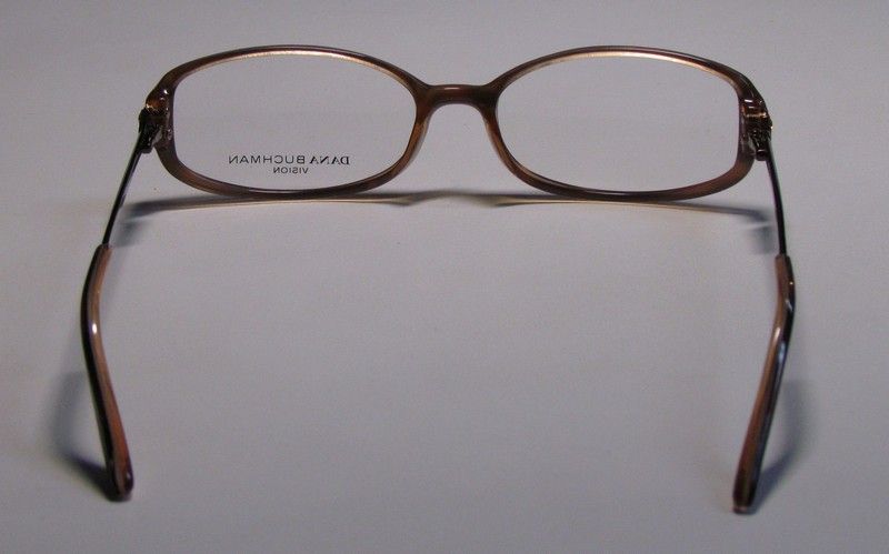 NEW DANA BUCHMAN HAZEL 52 16 135 BROWN HORN EYEGLASSES/GLASSES/FRAME 