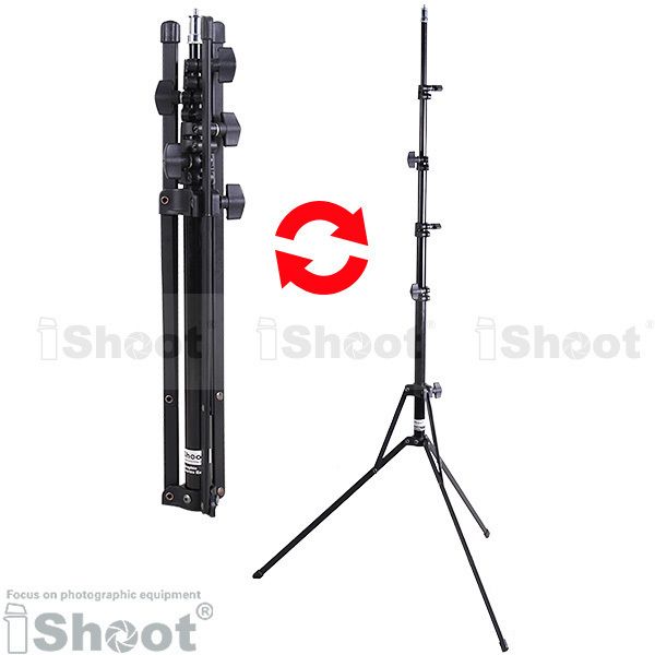   Folded】1/4 Studio Lighting Strobe Flash Light Stand——2m  