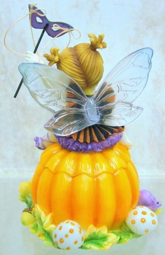 KITCHEN FAIRIES Scary Fairie Pumpkin ENESCO 4018041  