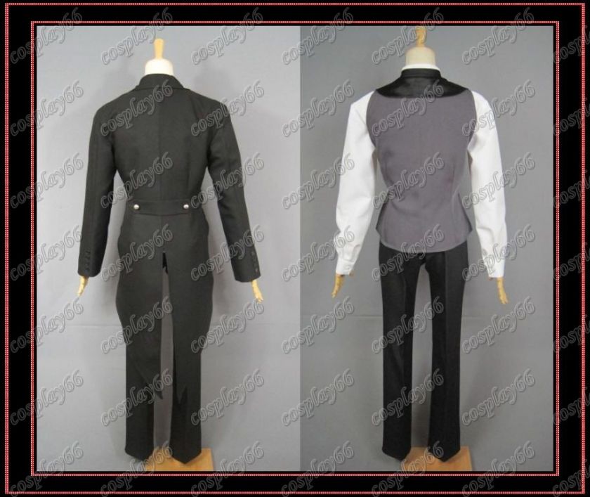 Black Butler Kuroshitsuji Sebastian Cosplay Costume  