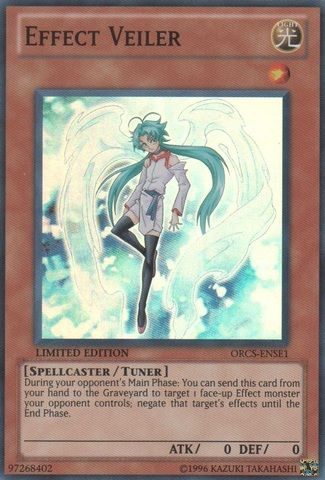 ORCS ENSE1   Effect Veiler Super Rare Order of Chaos MINT Yugioh 