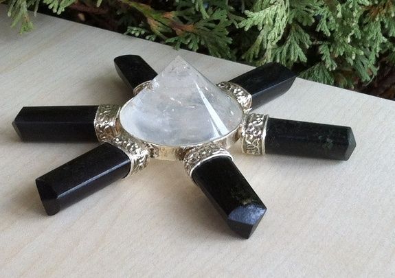 BLACK TOURMALINE PYRAMID ENERGY GENERATOR   UNIQUE  