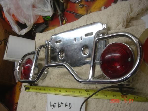 DECORATIVE LICENSE PLATE LIGHT BAR HARLEY TOURING FL  