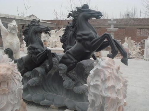 Large Equestrian Horse Statue  