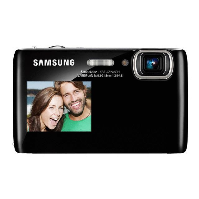 New~Samsung DualView ST100 14.2MP Digital Camera Black  