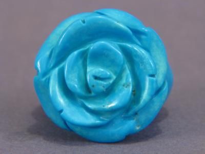   blue turquoise howlite 25 32mm cared rose size us 6 25 rstu8099