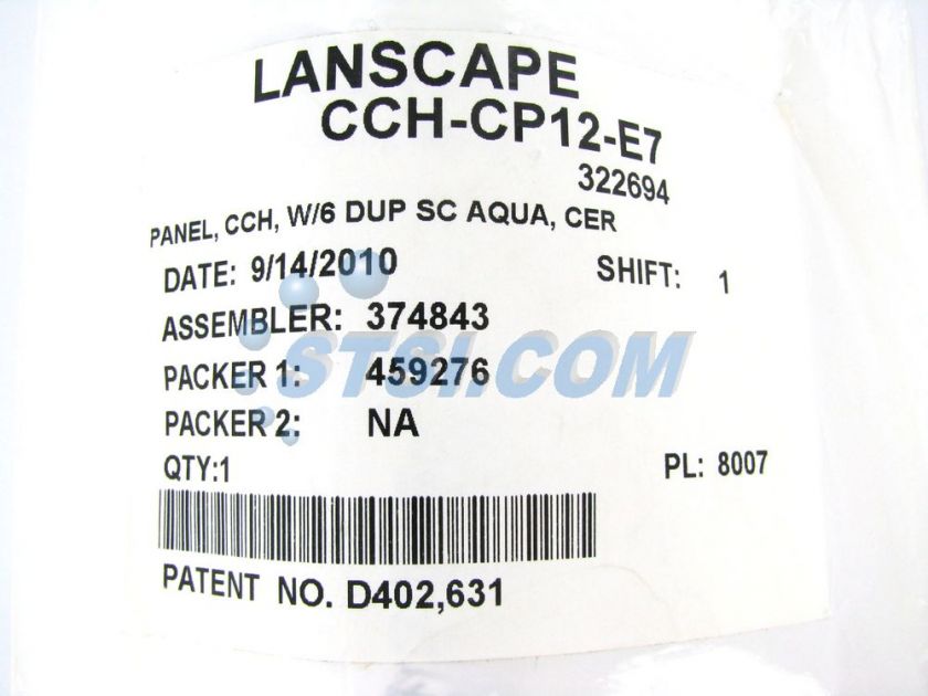 Corning LANscape CCH SC Patch Panel, CCH CP12 E7 ~STSI  