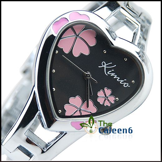 New Charm Fashion Women Heart Ladies Bracelet Watch 440  