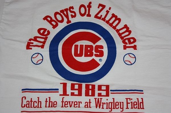 vtg NOS 80s 1989 BOYS OF ZIMMER shirt * Chicago Cubs  